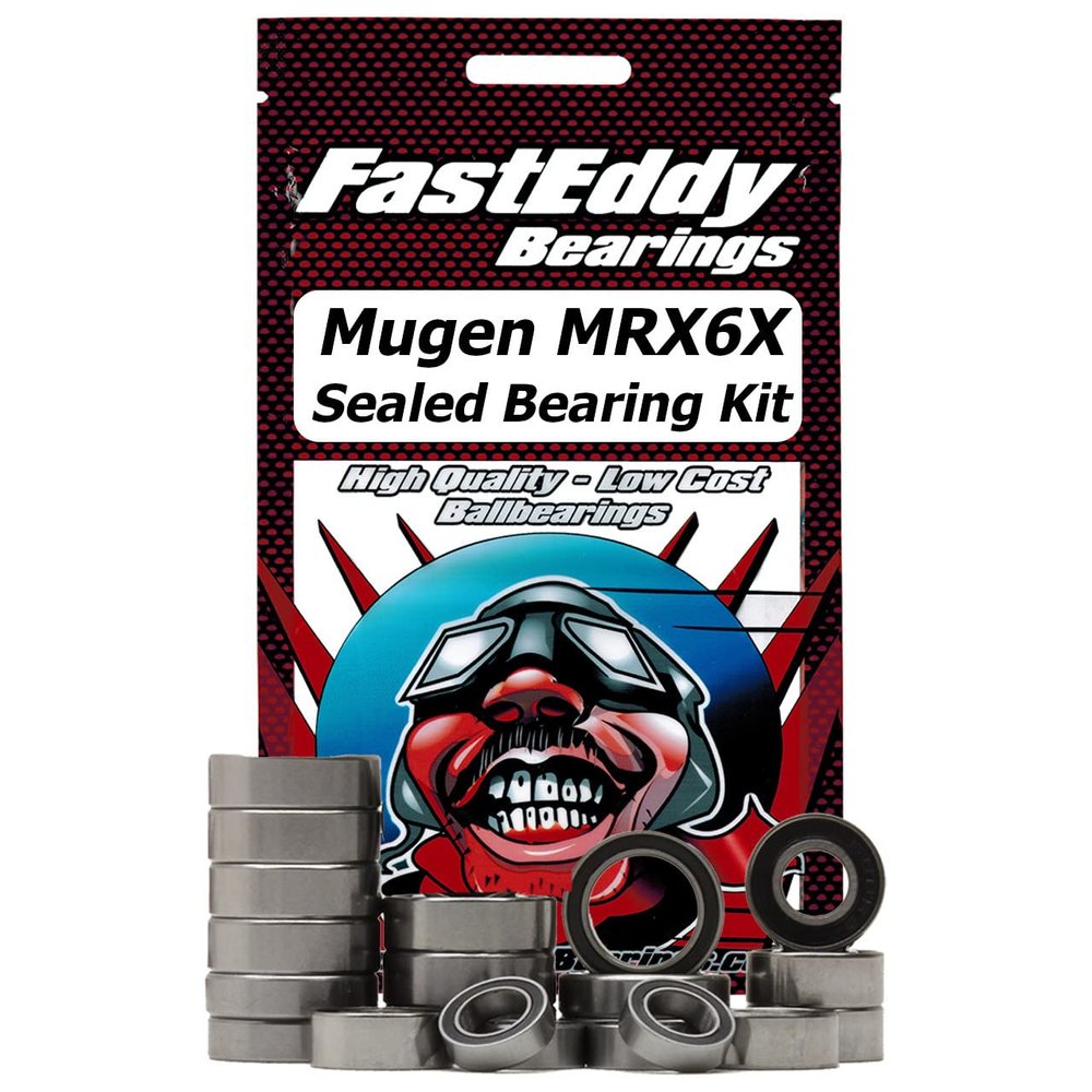 FastEddy Bearings Compatible with Mugen MRX6X Sealed Bearing Kit