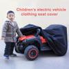 Car Cover Dust Proof Anti UV for Kids Foldable Electric Vehicle Universal Fit Snow Protection Washable Oxford Cloth Ride On sy Clean Water Resistant with Elastic Band(Black) view 4