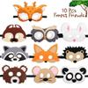 Animal eyes mask For Birthday Halloween Favors Mardi Half Face Kid Party Mask view 3