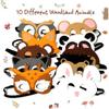 Animal eyes mask For Birthday Halloween Favors Mardi Half Face Kid Party Mask view 4