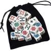 Cyber-Deals 30 White Poker Dice for 2020 with Black Velvet Storage Pouch view 1
