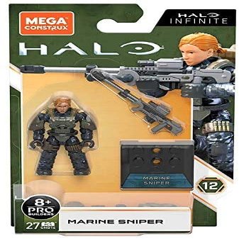 Mega Construx Halo Infinite Marine Sniper Minifigure