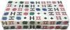 Cyber-Deals 100 Poker Dice White Squared Corner Bulk Block Pack - New Club Ace Design for 2020 view 1