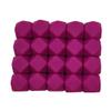 30pcs Magenta Color 14mm Silicone Hexagon Pearl Beads Silicone Geometry Spacer Beads for DIY Beading Mom Jewelry Necklace Making view 1