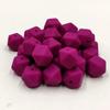 30pcs Magenta Color 14mm Silicone Hexagon Pearl Beads Silicone Geometry Spacer Beads for DIY Beading Mom Jewelry Necklace Making view 3