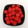 50pcs Mandarin Red Color 14mm Hexagon Silicone Beads for Keychain Silicone Geometry Octagonal Spacer Beads Mom Lanyard Jewelry Making view 4