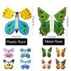 Outee 24 Packs Flying Butterfly Card Surprise Wind Up Butterfly in The Book Rubber Band Powered Fairy Great Xmas Gift Butterfly Teacher Appreciation Gift view 3