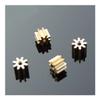 DINGGUANGHE-CUP Power Transmission Products 82A Brass Gear Pore 1.95 mm for Shaft 2mm (10Pcs) 8 Teeth Motor Shaft Gears Modulus 0.5 for DIY Toys RC Model Cars Ball Bearings view 2