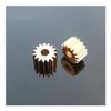 DINGGUANGHE-CUP Power Transmission Products 153A Brass Gear Pore 2.97 mm for Shaft 3mm (10 Pcs) 15 Teeth Motor Shaft Gears Modulus 0.5 for DIY Toys RC Model Cars Ball Bearings view 1