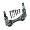Axial SCX10 III AXI03007 Upgrade Parts Aluminum Front Bumper Mount - 1Pc Set Gray Silver view 1
