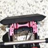 Axial SCX10 III AXI03007 Upgrade Parts Aluminum Front Bumper Mount - 1Pc Set Gray Silver view 2