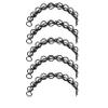 50 Pack Treehobby Universal Bent Springy R Pins RC Car Body Shell Clips Compatible with 1/10 RC Car Truck Buggy Crawler Short Course Replacement Spare Part (Black) view 3