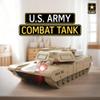 Lollipop U.S. Army Toy Friction Combat Tank with Lights and Sounds for Boys view 2
