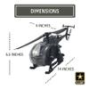 Lollipop U.S. Army Night Stalker Helicopter with Soldier Figure and Light/Sound view 3
