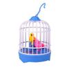 Forart Singing and Chirping Bird in Cage - Realistic Sounds and Movements - Sound Activated Chirp Toy - Electronic Simulation Bird Cage view 1