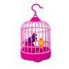 Forart Singing and Chirping Bird Toy in Cage Realistic Sounds and Movements Sound Activated Chirp Toy Electronic Simulation Bird Cage Toy view 1