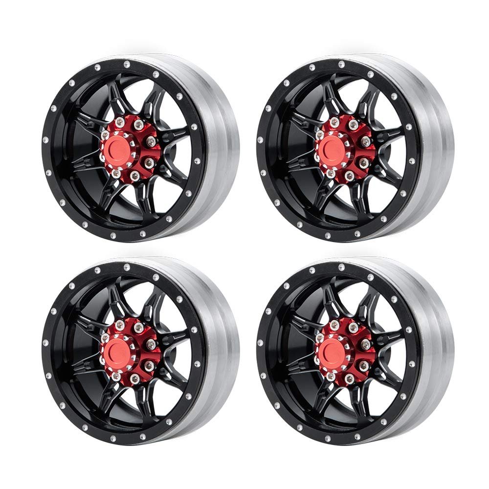 1.9" Alloy Beadlock Wheel Rims for RC Wraith TRX-4 Axial SCX10 SCX10 III AXI03007 Redcat D90 CC01 axial rr10 Bomber Crawlers