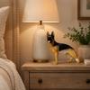 Comfy Hour Doggyland Collection, Miniature Dog Collectibles Standing German Shepherd Wolf Figurine, Realistic Lifelike Animal Statue Home Decoration, 7.09" L x 2.8" W x 6.3" H, Polyresin view 2