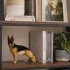 Comfy Hour Doggyland Collection, Miniature Dog Collectibles Standing German Shepherd Wolf Figurine, Realistic Lifelike Animal Statue Home Decoration, 7.09" L x 2.8" W x 6.3" H, Polyresin view 3
