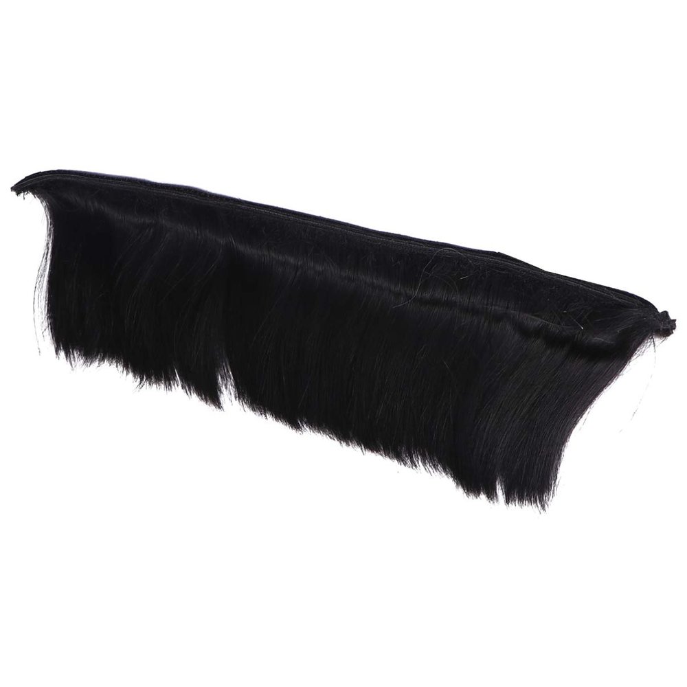 TENDYCOCO Cockscomb Wig for Halloween Costume - Black Mohawk Hair Headdress for Party Carnival and Performance Decor