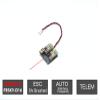 Dancing Wings Hobby 2.4G 4CH/5CH/6CH/7CH Mini Low Voltage FRSKY-D16 Receiver Built-in Brushed/Brushless ESC Regulator (RX245-T) view 2
