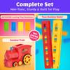Atlasonix Domino Train | Domino Train for Kids | Dominos for Kids - Automatic Domino Laying Toy Set (300, 220,160 Blocks) with Colorful Dominos - Montessori STEM Toy view 4