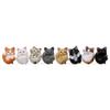 Beauy Girl 8 Pcs Deluxe Realistic Cat Figurines, Mini Resin Cat Figurines, Realistic Kittens Collection for Home Decor, Cat Cake Topper Kitten Cake Decoration Fairy Garden Decoration view 2