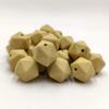 30pcs Oatmeal Color 14mm Silicone Polyhedron Beads Silicone Geometry Icosahedron Beads for Mom Jewelry Necklace Making view 3