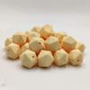 30pcs Beige Color 14mm Silicone Polyhedron Beads Silicone Geometry Icosahedron Beads for Mom Jewelry Necklace Making view 3