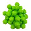 30pcs Chartreuse Color 14mm Silicone Polyhedron Beads Silicone Geometry Icosahedron Beads for Mom Jewelry Necklace Making view 1