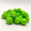 30pcs Chartreuse Color 14mm Silicone Polyhedron Beads Silicone Geometry Icosahedron Beads for Mom Jewelry Necklace Making view 3