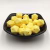 30pcs Custard Yellow Color 14mm Silicone Polyhedron Beads Silicone Geometry Icosahedron Beads for Mom Jewelry Necklace Making view 4