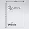 10 Packs Gamegenic Prime Board Game Sleeves 50ct Mini European Size Card Sleeves Display Case view 4