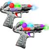 ArtCreativity Ranger Hand-Gun Toy Set with Flashing Lights & Sounds, 2 Cool Futuristic Handguns, Pretend Play, Great Party Favor, Gift for Boys and Girls, Batteries Included- Colors May Vary view 1