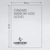 10 Packs Gamegenic Prime Board Game Sleeves 50ct Standard American Size Card Sleeves Display Case view 4
