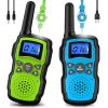 Wishouse Rechargeable Walkie Talkies for Kids Long Range with USB Charger,Outdoor Camping Games with Flashlight Indoor Fun Army Toys for Boys Girls Family,Xmas Birthday Gift for 3-12 Year Old Children view 1