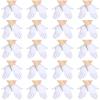 SATINIOR 20 Pairs White Kids Gloves Formal Costume Cotton Gloves for Boys Girls Dance Halloween Party Cosplay (6-10 Years) view 1