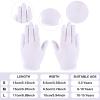 SATINIOR 20 Pairs White Kids Gloves Formal Costume Cotton Gloves for Boys Girls Dance Halloween Party Cosplay (6-10 Years) view 3