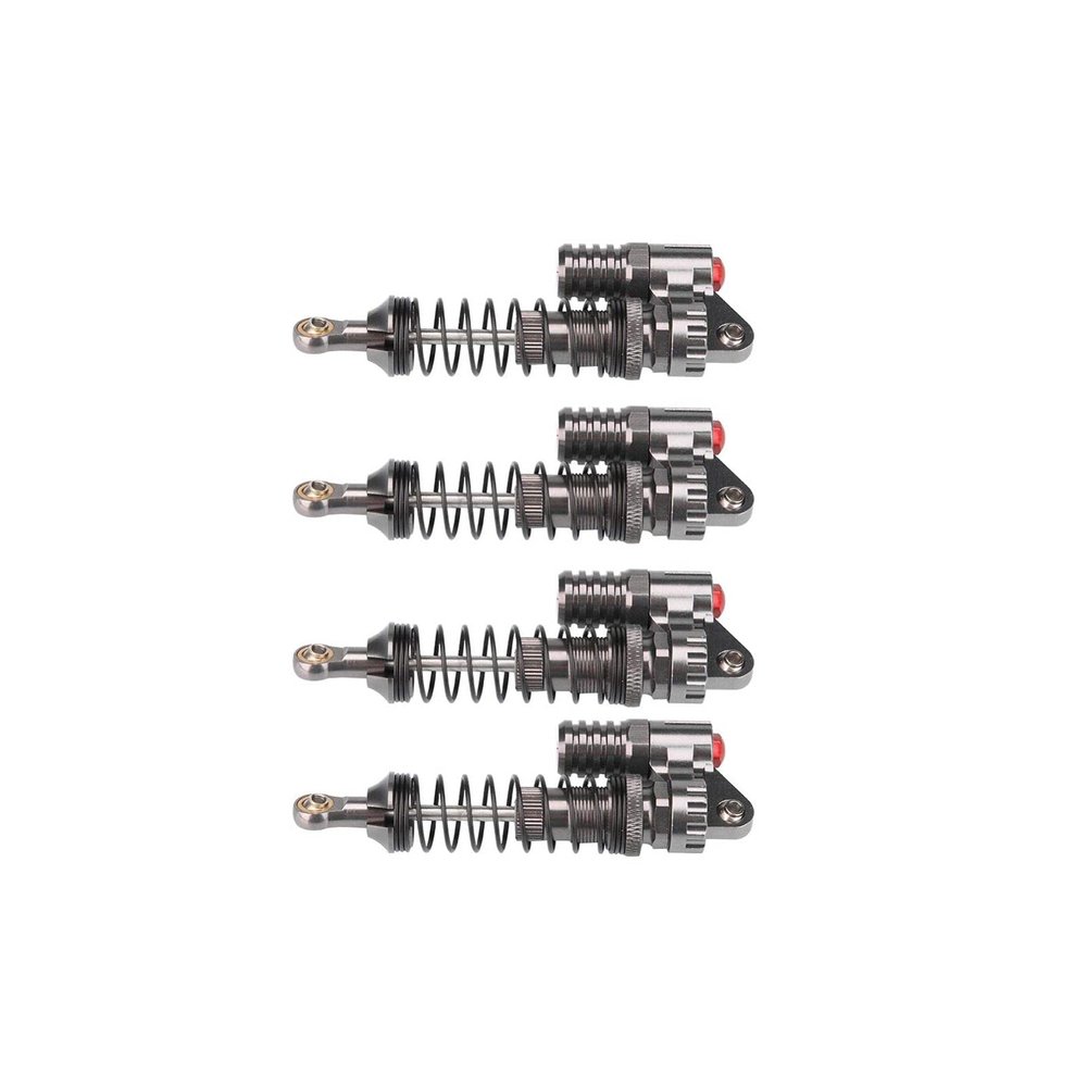4 Pcs Front&Rear Shock Absorber, Upgrade Durable Spring Shock Absorber, for RC Car for RC Crawler