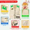 ESSENSON Outdoor Explorer Kit & Bug Catcher Kit with Vest, Outdoor Toy Gift for 3 4 5 6 7 8+ Year Old Boys Girls Kids Binoculars, Magnifying Glass, Butterfly Net, Camping, Adventure view 4