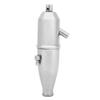 Dilwe RC Exhaust Joint Tubing,Aluminum Side Exhaust Pipe RC Truck Engine Parts Replacement Accessory for 1/10 HSP RC Car view 2