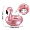 12 Pieces Inflatable Drink Holder Flamingo Drink Floats Reusable Inflatable Cute Animal Cup Coasters Pool Cup Holders for Summer Swimming Party view 2