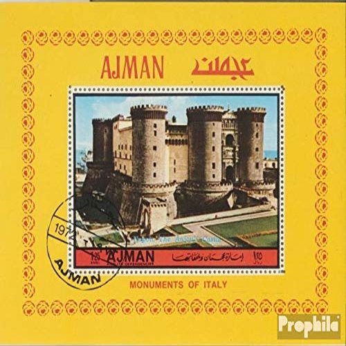 Ajman Block410A (Complete.Issue.) fine Used/Cancelled 1972 Structures Italy (Stamps for Collectors) Culture