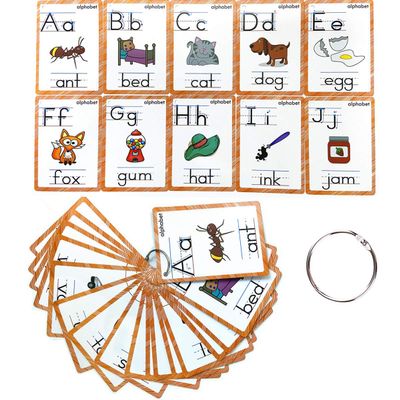 26 Alphabet Flash Cards for Kids | 26 Letters Flash Cards Perfect for Preschool to Kindergarten, Teacher/Autism Therapists Tools