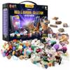 Dan&Darci Rock Collection for Kids - Includes 250+ Bulk Rocks, Gemstones & Crystals + Genuine Fossils and Minerals - 2 Lbs. - Geology Earth Science STEM Toys Activity, Gifts for Boys & Girls Ages 6+ view 1