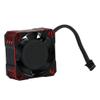 ESC Fan,Aluminum 32000RPM 25x25MM Metal Cooling Upgrade for RC Car Enthusiasts Racing Off-Roading High-Performance Use (Black red) view 4