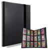 AITIME Sport Fans Gaming Card Collection Binder, 360 Side Loading Trading Card Collection Book MTG Yugioh Cards Protection Holder Playing Cards and Coupons Protector Storage Book (Black) view 1