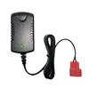 FLHFULIHUA 6V Kids Ride On Car Charger, 7Volt 800MA Battery Charger for BMX X6 Kid TRAX Disney GMC Dinsney Wal-Mart Moto ATV Quad Ride-On Toys Red Square Plug view 2
