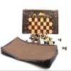 3 in 1 WOODEN BACKGAMMON Armenian BOARD GAME Nardi Nardy checkers chess carving FLOWER Ornament hand made gift walnut wood table game view 1
