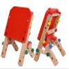 Wooden Nuts and Bolts Set - Construction Work Bench Chair - Wooden Construction Kits for Kids - Compatible with TOWO Nuts Bolts Set view 3